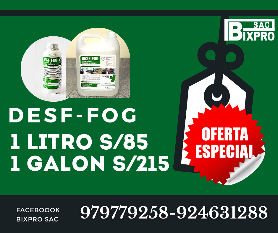 Venta de DESF FOG - BIXPRO SAC