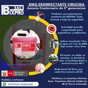 DMQ - Desinfectante virucida 