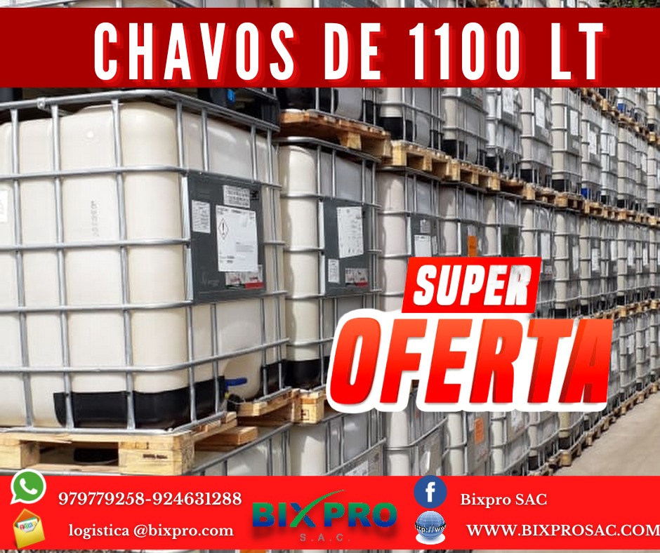 CONTENEDOR DE IBC - CHAVO DE 1100 LITROS