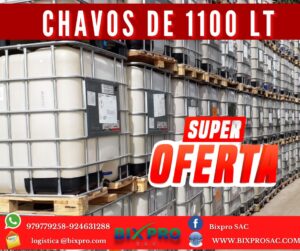 CONTENEDOR DE IBC - CHAVO DE 1100 LITROS