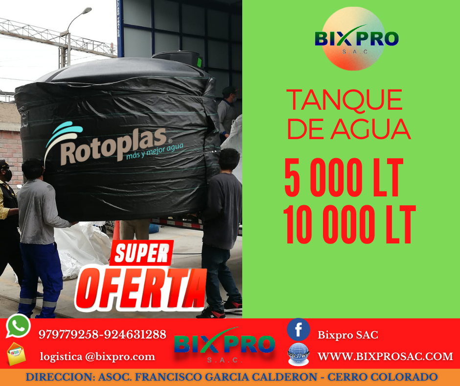 tanque de agua de 5000 litros
