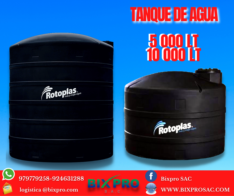 tanque de agua de 5000 litros y 10000 litros