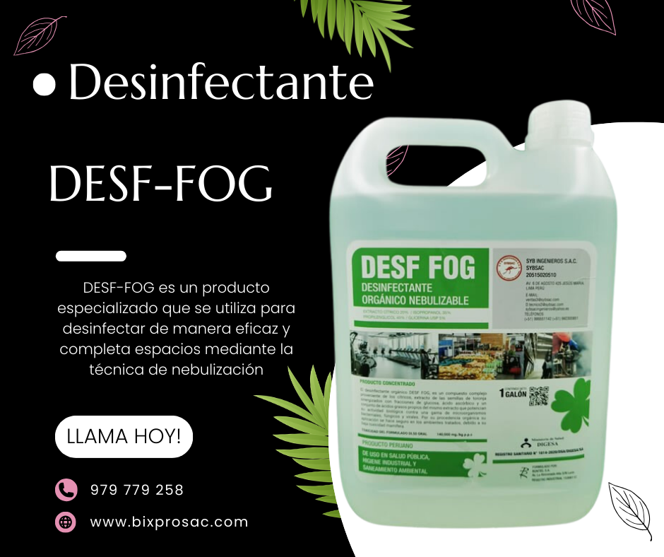 PRODUCTO DESF-FOG GALON
