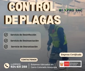 Servicio integral para control de plagas