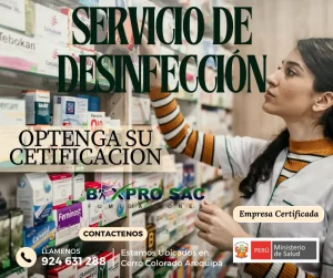 Desinfección para Centros de Salud 