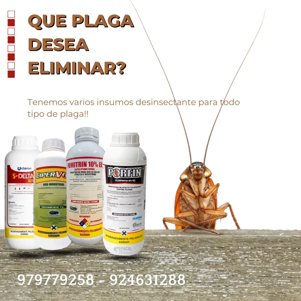 insumos control de bichos