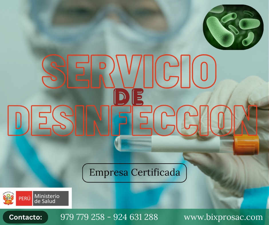 Servicio de Desinfección