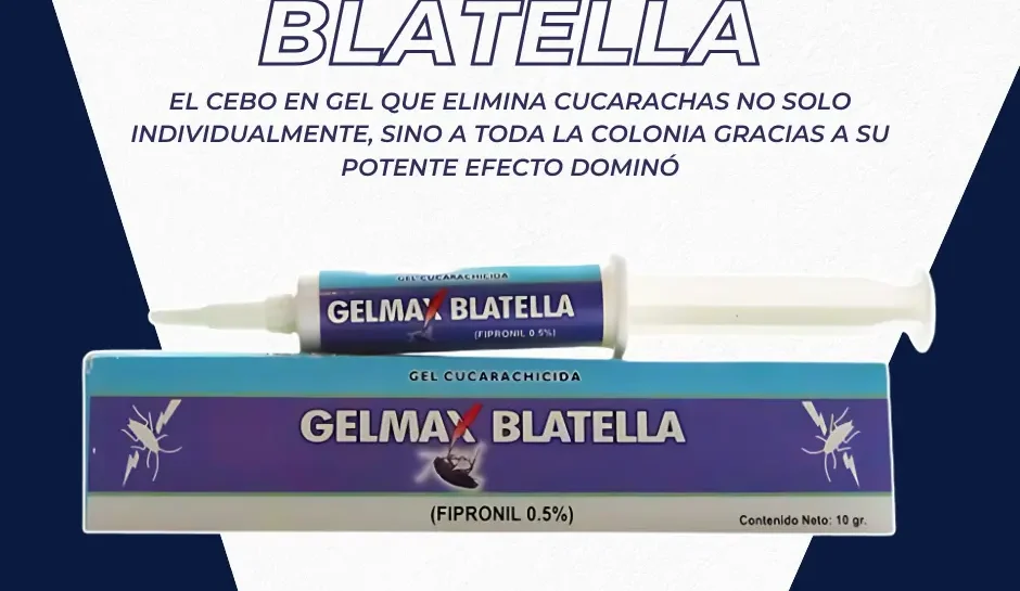 Envase seguro y práctico de Gelmax Blatella