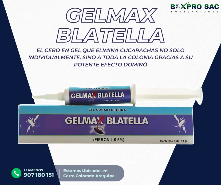 Envase seguro y práctico de Gelmax Blatella