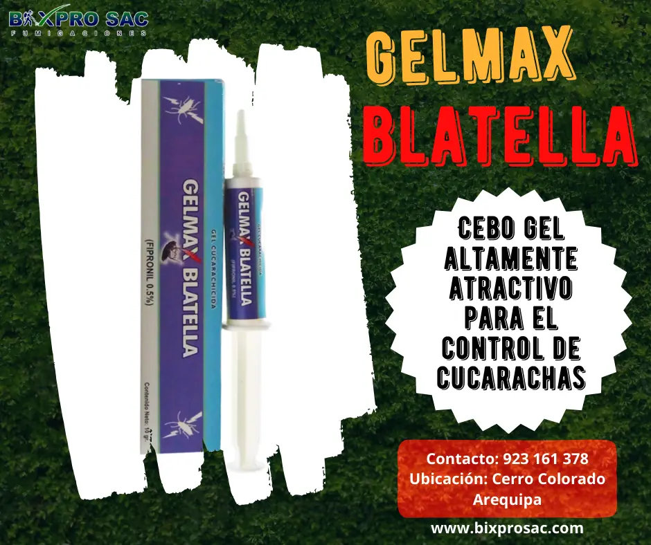 Uso de Gelmax Blatella en espacios industriales