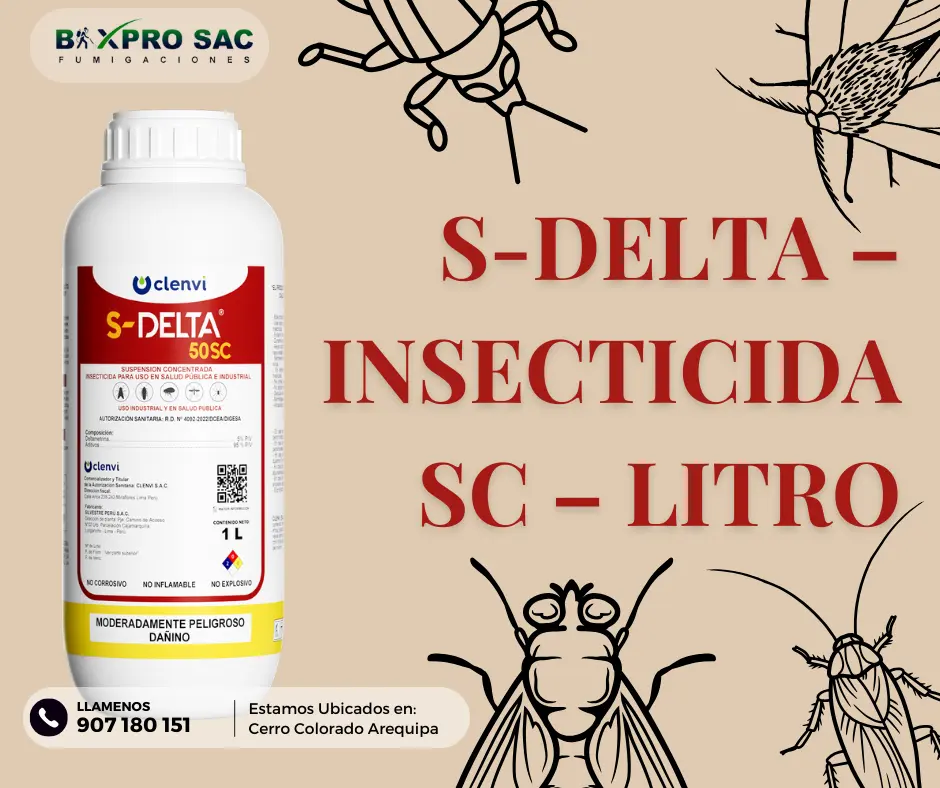 Equipo de protección para aplicar S-DELTA Insecticida SC