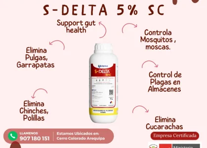 Uso de S-DELTA Insecticida SC en áreas exteriores