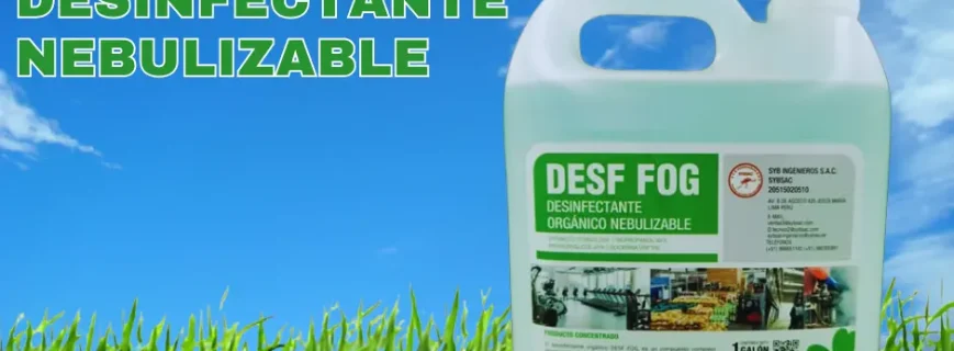 Desf-Fog utilizado para desinfectar un almacén industrial