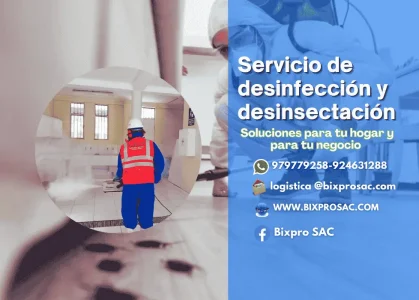 SERVICIO DE DESINFECCIÓN Y DESINSECTACIÓN EN AREQUIPA