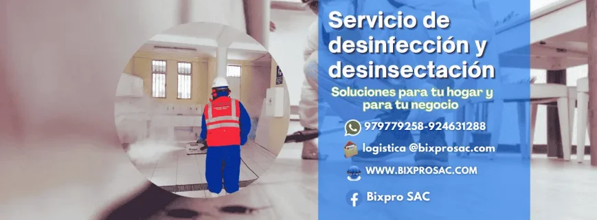 SERVICIO DE DESINFECCIÓN Y DESINSECTACIÓN EN AREQUIPA