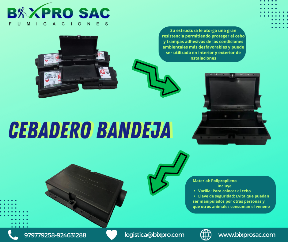 Cebadero bandeja