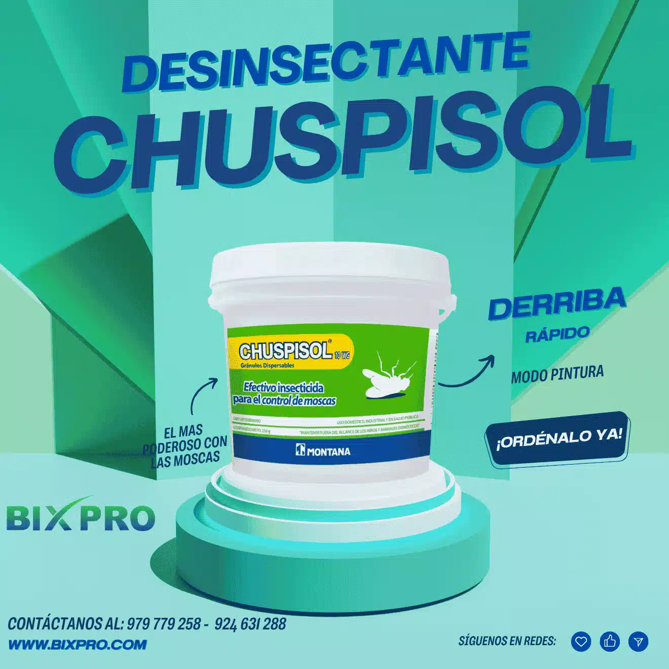 Aplicación de Chuspisol 10 WG mediante pintura en parches estratégicos.