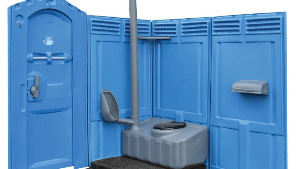 baños portátil abierto