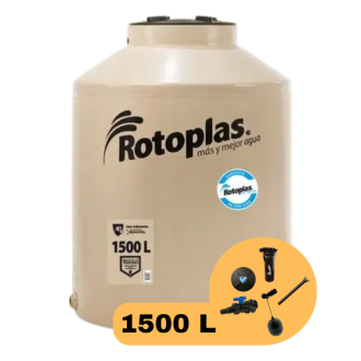 Tanque de agua Rotoplas Domestico de1500 Litros